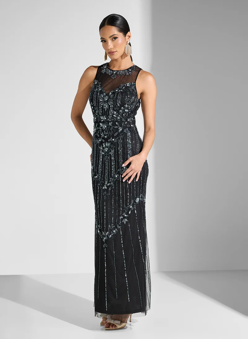 نمشي x Sequin Embellished Dress
