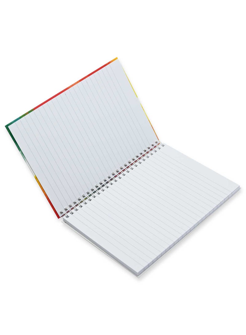 FIS مجموعة FIS من 5 دفاتر ملاحظات ذات غلاف صلب حلزوني، 96 ورقة تصميم باندا A5 3 -FSNBSHCA596-PAN3 - Image 2