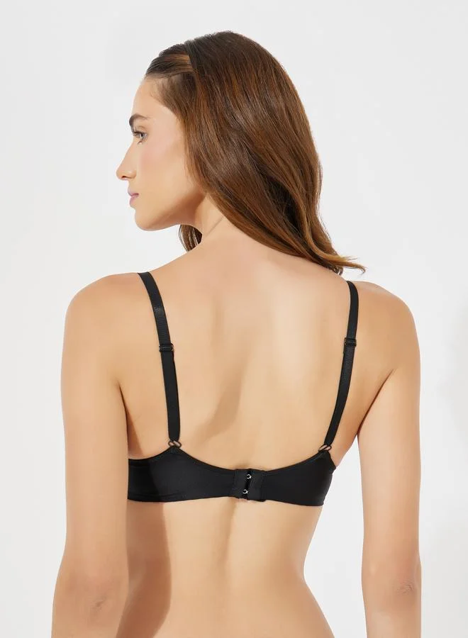 Styli Pack of 3 - Solid Padded Non Wired Plunge Bra