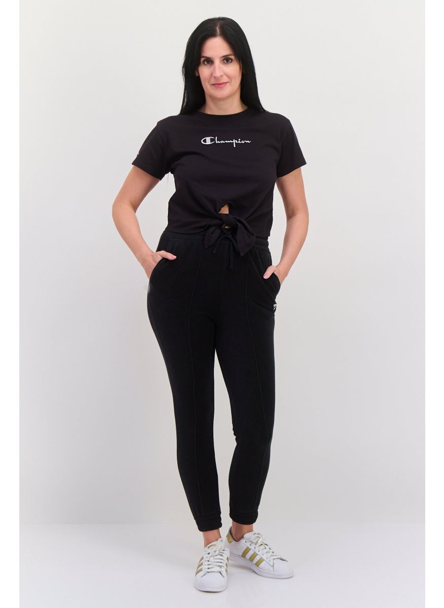 Champion Champion x Chiara Ferragni Women Sportswear Fit Short Sleeve Outdoor Top, Black  - Image 3