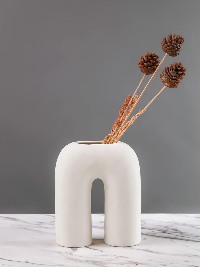 Purezento Beautiful Ceramic Decorative Oslo Vases with Unique Quality for Home Decor Center Table Flowers Pot Bedroom Side Corners Living Room Decorationand Party CenterpiecesMulticolor