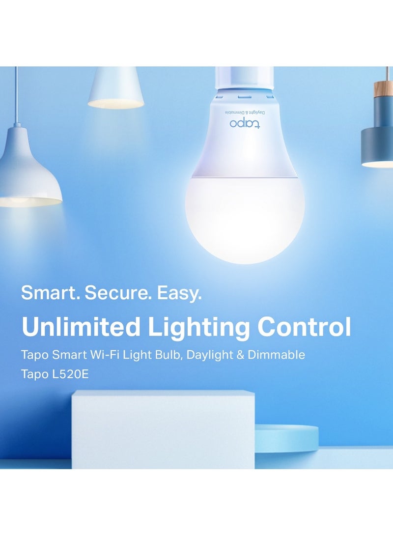 TP-LINK Smart Wi-Fi Light Bulb, Daylight 4000K & Dimmable, Voice Control, Remote Access, Schedule & Sunrise/Sunset Modes, Away Mode, Compatible with Alexa and Google Assistant - Image 2