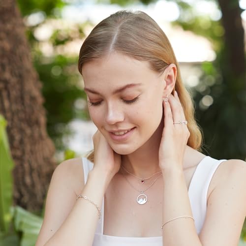 Boma Jewelry Sterling Silver Spiral Pull Through Hoop Earrings (5/8 Inch) - Image 3