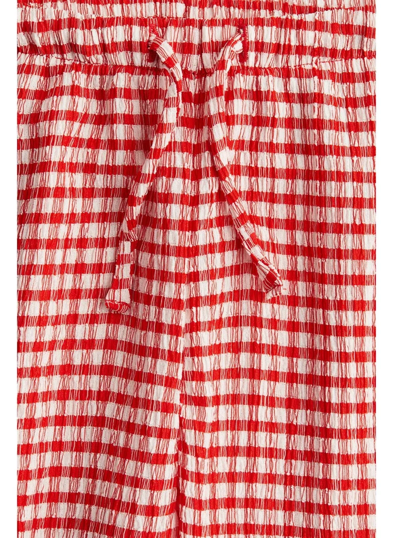 H&M Textured jersey trousers