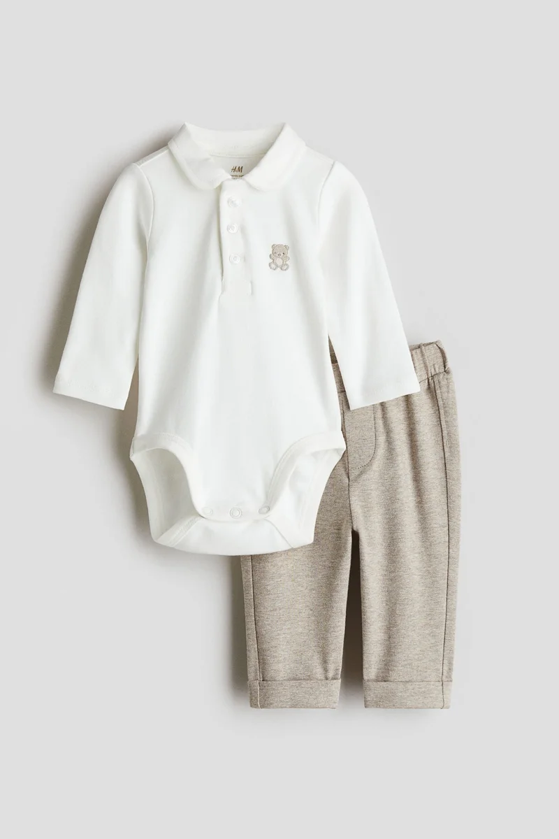 H&M 2-piece cotton set