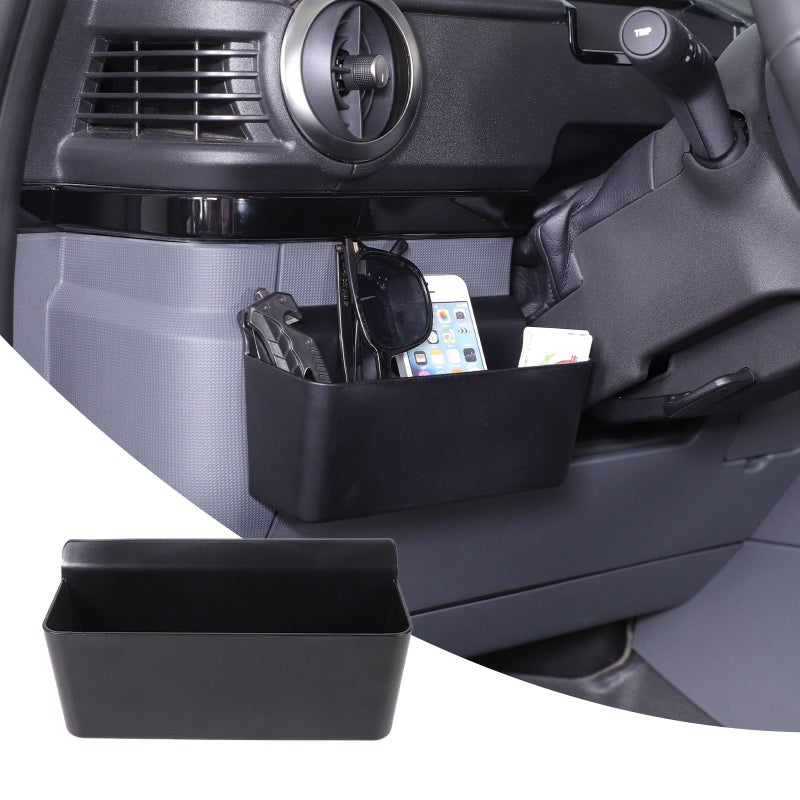 Hudiriy ABS Central Control Storage Box compatible with Ineos Grenadier 20202024 Air Vent Organizer Center Console Drivers Organizer Box Cell Phone Pouch Sunglasses Holder Storage Accessories