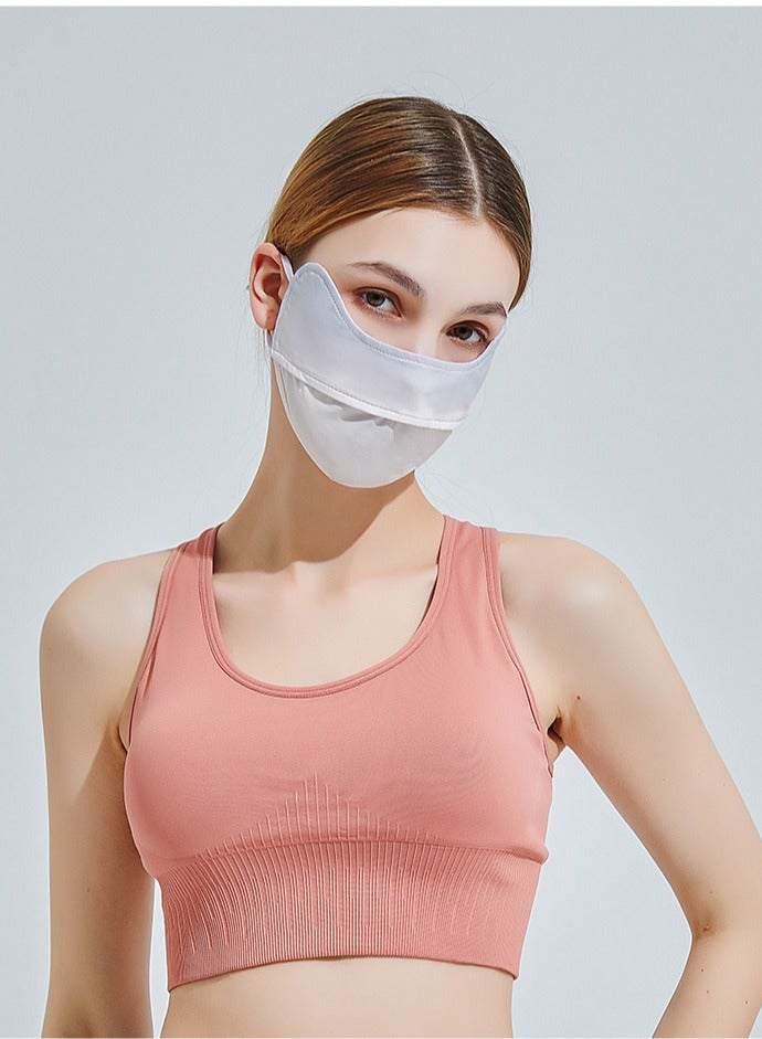 Sun protection mask women's full face 3D summer women's ice silk anti-UV - Image 2