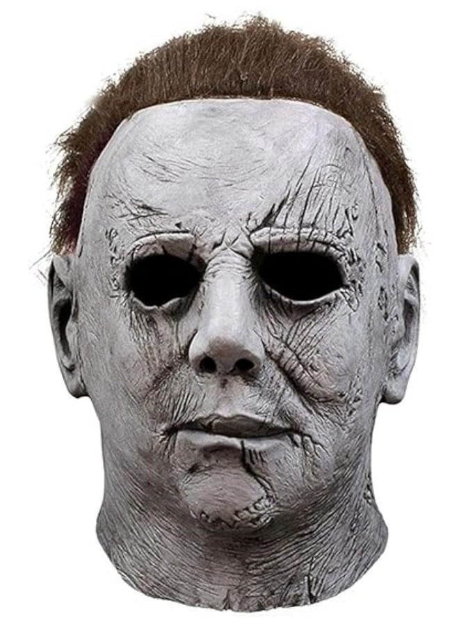 GGEROU قناع مايكل مايرز، قناع رعب من اللاتكس، قناع تنكر رعب، ارتداء ملابس تنكرية - Image 1
