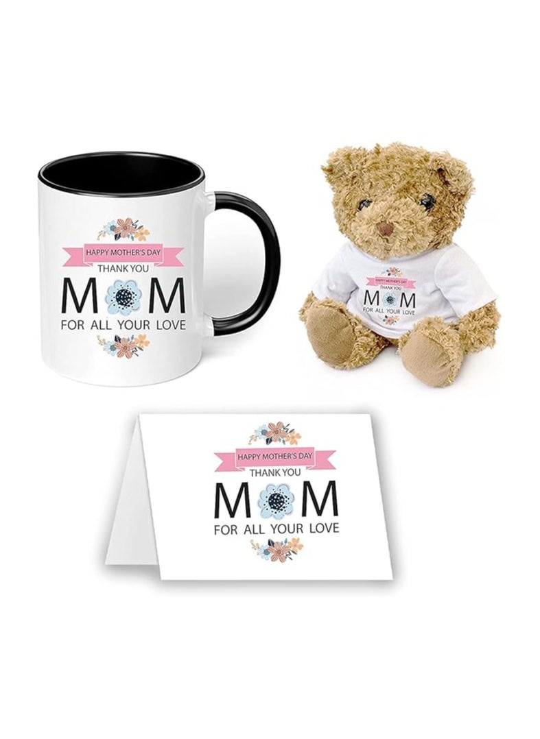 PRINTSHOP4ME Mother's Day Gift-Special Teddy Bear For Moms-Gift For Mom-Gift From Daughter To Mother-Gift For Mother  - Image 1