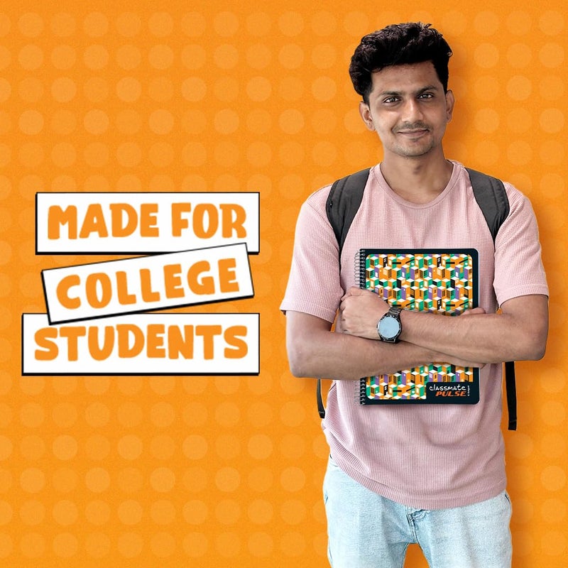 classmate دفتر ملاحظات 6 مواضيع - بدون خطوط، 300 صفحة، تجليد حلزوني، 240 مم * 180 مم - Image 5