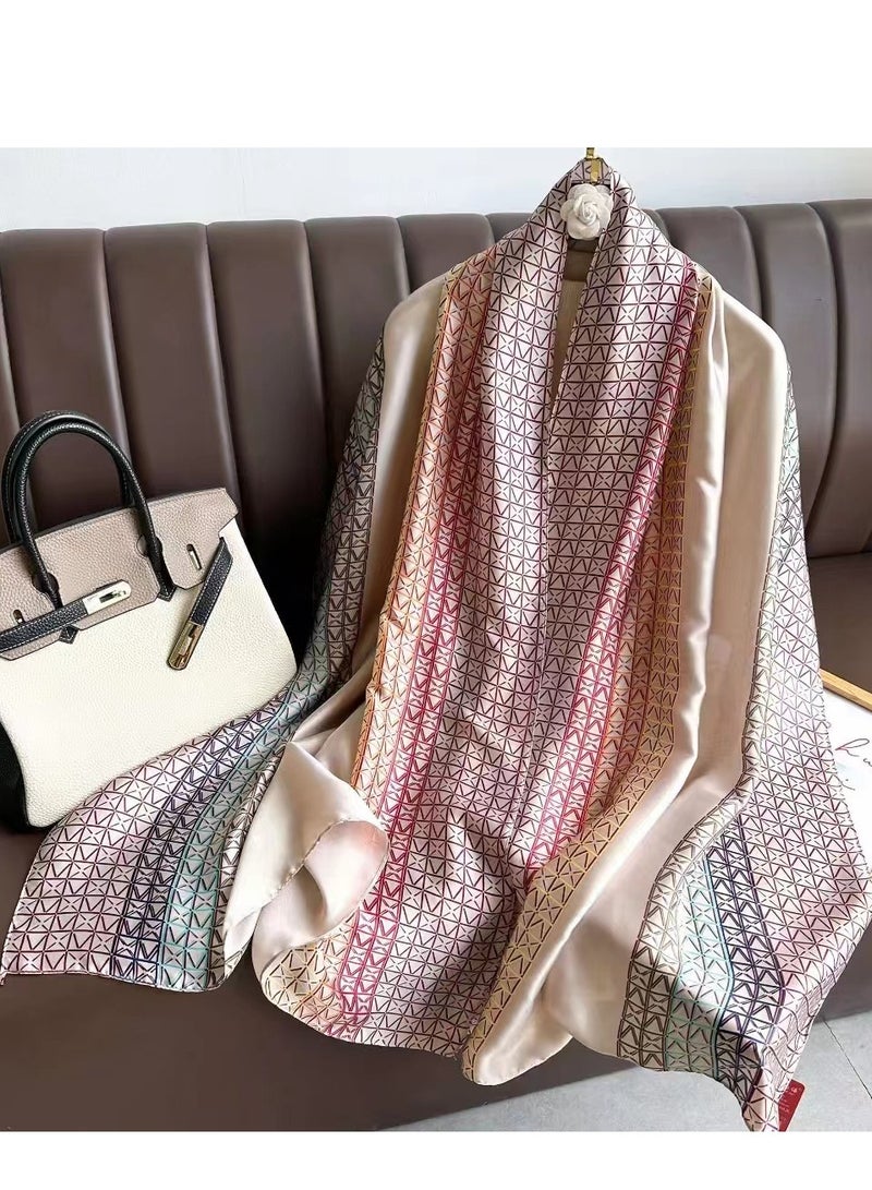 شالات طباعة أزياء الربيع والصيف أوشحة الشاطئ النسائية