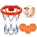 Auvitaya Bath Toys Bathtub Basketball Hoop for Kids Toddlers Bath Shower Toys for Kids Strong Suction Cup Basketball Hoop 3 Soft NoHole Balls Set for Toddlers Boys and Girls - Image 2