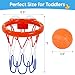 Auvitaya Bath Toys Bathtub Basketball Hoop for Kids Toddlers Bath Shower Toys for Kids Strong Suction Cup Basketball Hoop 3 Soft NoHole Balls Set for Toddlers Boys and Girls - Image 4