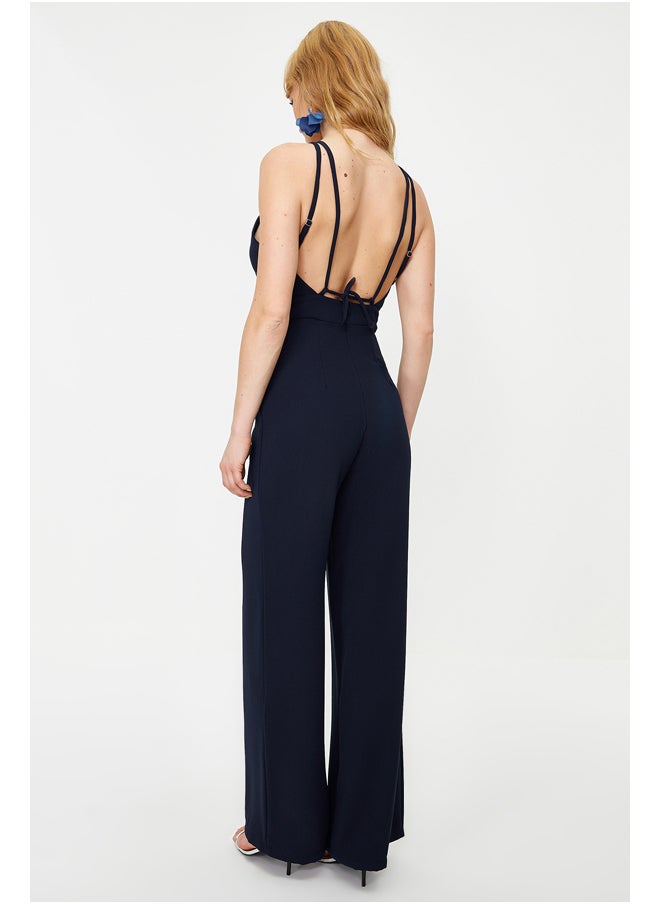 Navy Blue Woven Jumpsuit TPRSS24TU00003 - pzsku/Z8DA43409FB926DB483EDZ/45/_/1730941112/0aebc82a-5c82-4a28-a06a-1582b4e3563e