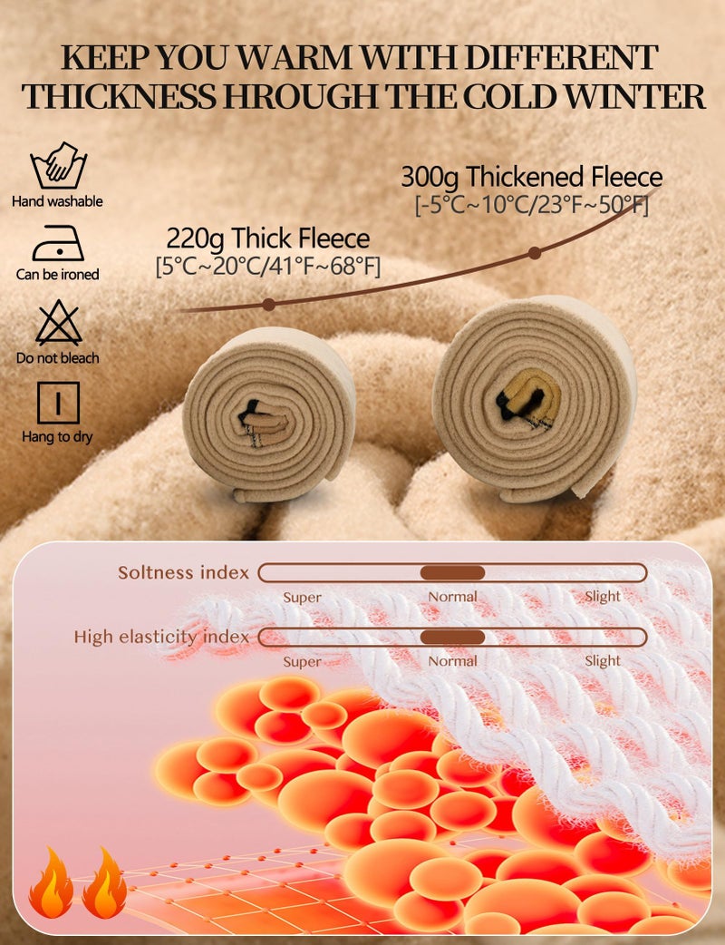 Buauty Fleece Lined Tights Sheer for Women-Fake Translucent Thermal Leggings High Waist Thick Warm Pantyhose for Winter - Image 4