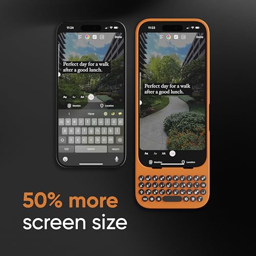 Clicks Keyboard for iPhone 16 Plus – Keyboard Case for Premium Typing Experience – Faster, Accurate Typing, Charge as Normal – Onyx - Image 4