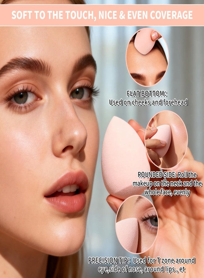 Lettry Easter Makeup Sponge Set - 12 Pcs Bunny Chick Egg Shape Makeup Blender, Soft Latex-Free Beauty Sponge for Foundation, Powder & Cream, Wet/Dry Use, Gentle Easter Presents for Women & Makeup Lovers - Image 5