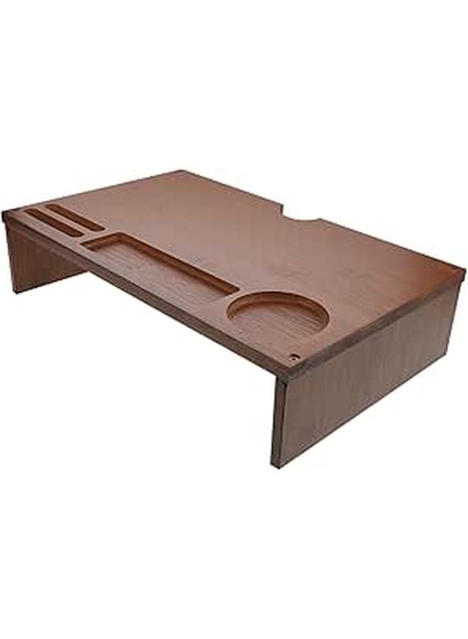 حامل شاشة قابل للتعديل رف مكتب منظم مع تخزين أسود 85 سم - Image 1