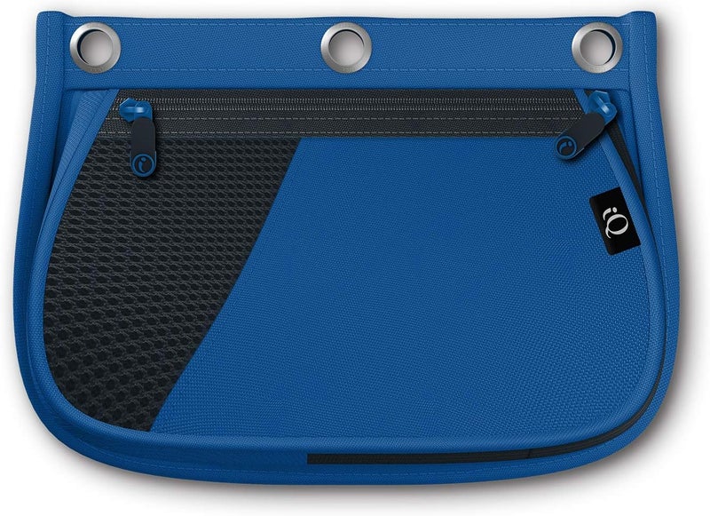 iScholar iQ Expandable Pencil Pouch, 2 Pockets, 3-Hole Pouch, Color Will Vary (55020) - Image 1