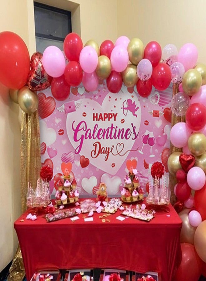 موكسيكا لافتة خلفية "يوم الصديقات السعيد" من موكسيكا، خلفية يوم الصديقات للبنات، قلب حب وردي، موضوع الصداقة، دعائم كشك الصور، لافتة لتزيين حفلات يوم الصديقات - Image 5