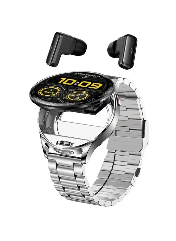 Smart Watch with Earphones, 2 in 1 with Wireless Earphones, Smart Watch with Wireless Earphones, 1.39 Inch HD Touch Screen, Ip67 Sports Watches, Sleep Mode.  - Image 2