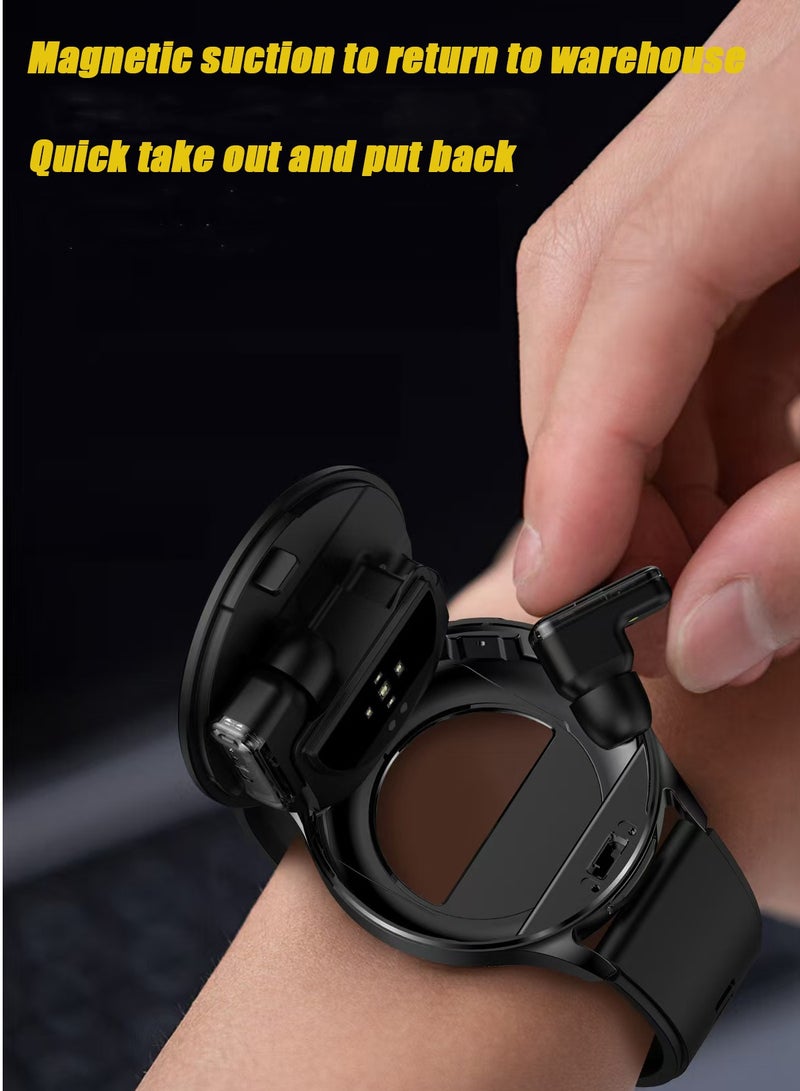 Smart Watch with Earphones, 2 in 1 with Wireless Earphones, Smart Watch with Wireless Earphones, 1.39 Inch HD Touch Screen, Ip67 Sports Watches, Sleep Mode.  - Image 4