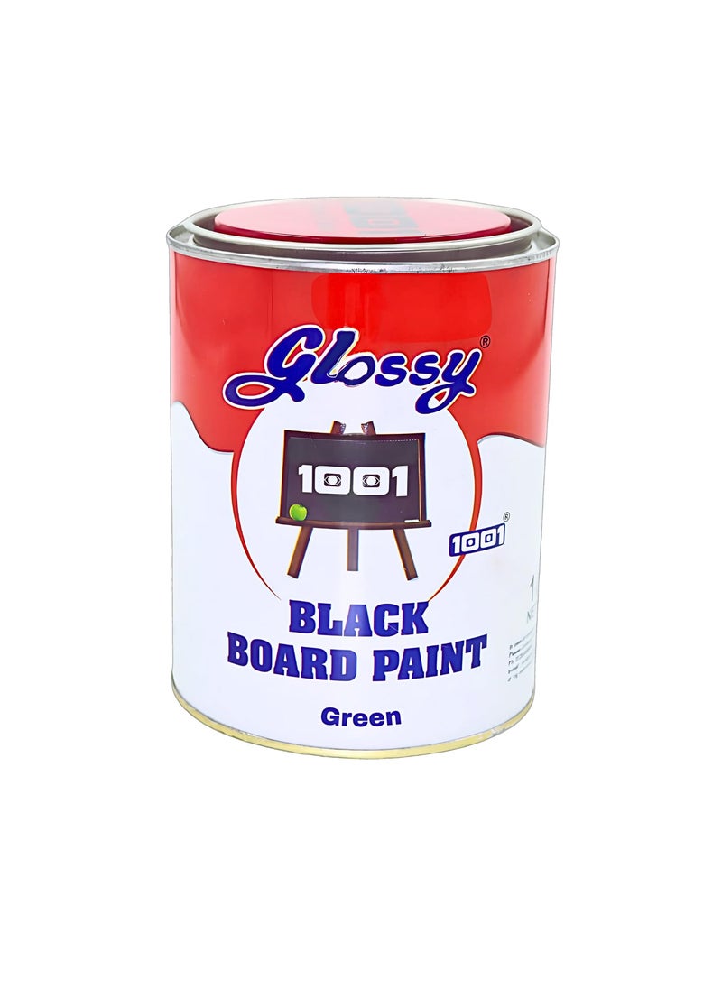 1001 1001 ChalkBoard Paint | Dead Matt Finish | Ideal For School, College, ClassRoom, kids Room | Lead Free | Writable/Erasable (Green 500 ML)  - Image 1