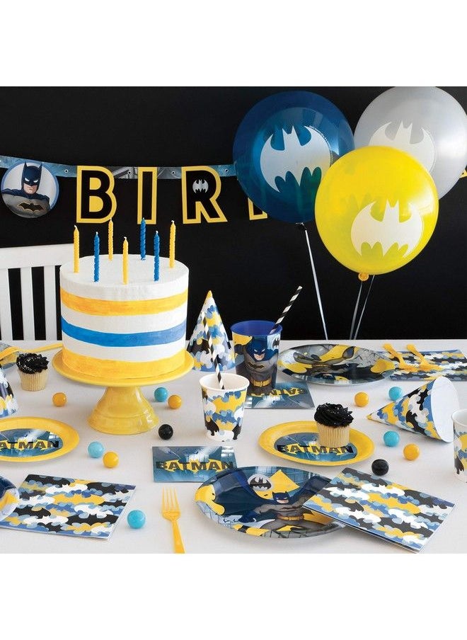null - Batman Party Hats 8 Pcs - Image 1