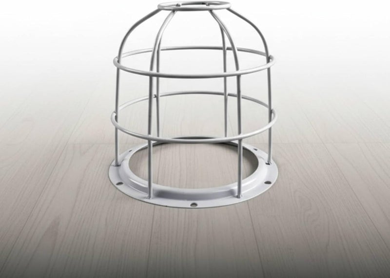 Bulb Shock Barrier Resistant Bulb Protector Heavy-Duty Wire Cage Lamp Protector for Workshop, Warehouse, Basement, Red Jd-01 - Image 3