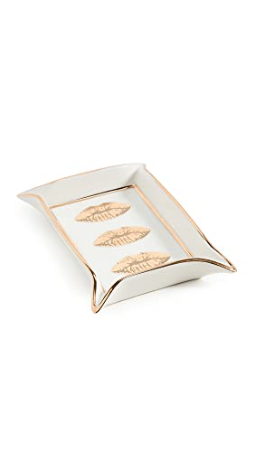 Jonathan Adler Lips Valet Trinket Tray Gold 32051 - Image 1