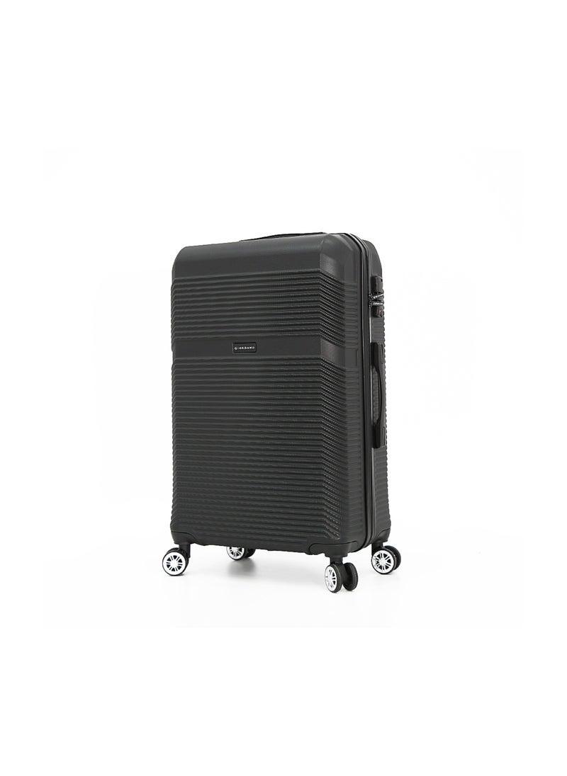 GIORDANO Hardside Luggage Trolley Bag 3 Pieces Set,Black (S-20",M-24",L-28")  - Image 2