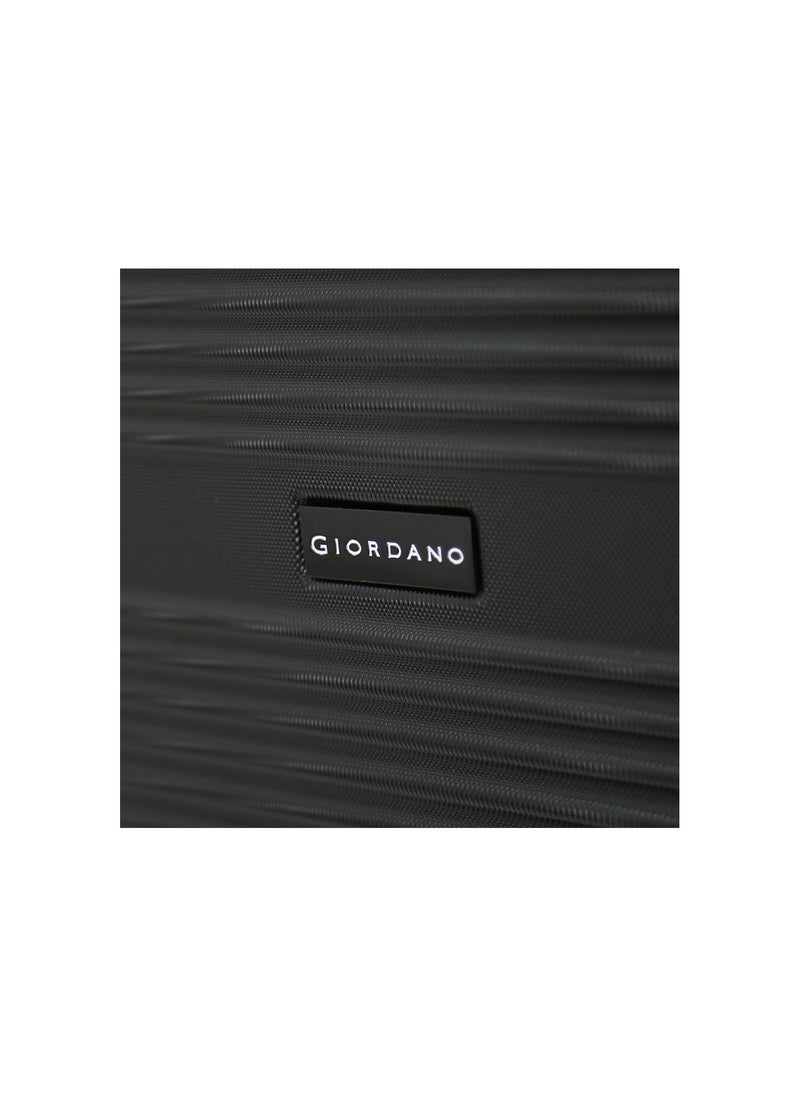 GIORDANO Hardside Luggage Trolley Bag 3 Pieces Set,Black (S-20",M-24",L-28")  - Image 3