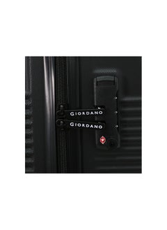 GIORDANO Hardside Luggage Trolley Bag 3 Pieces Set,Black (S-20",M-24",L-28")  - Image 4
