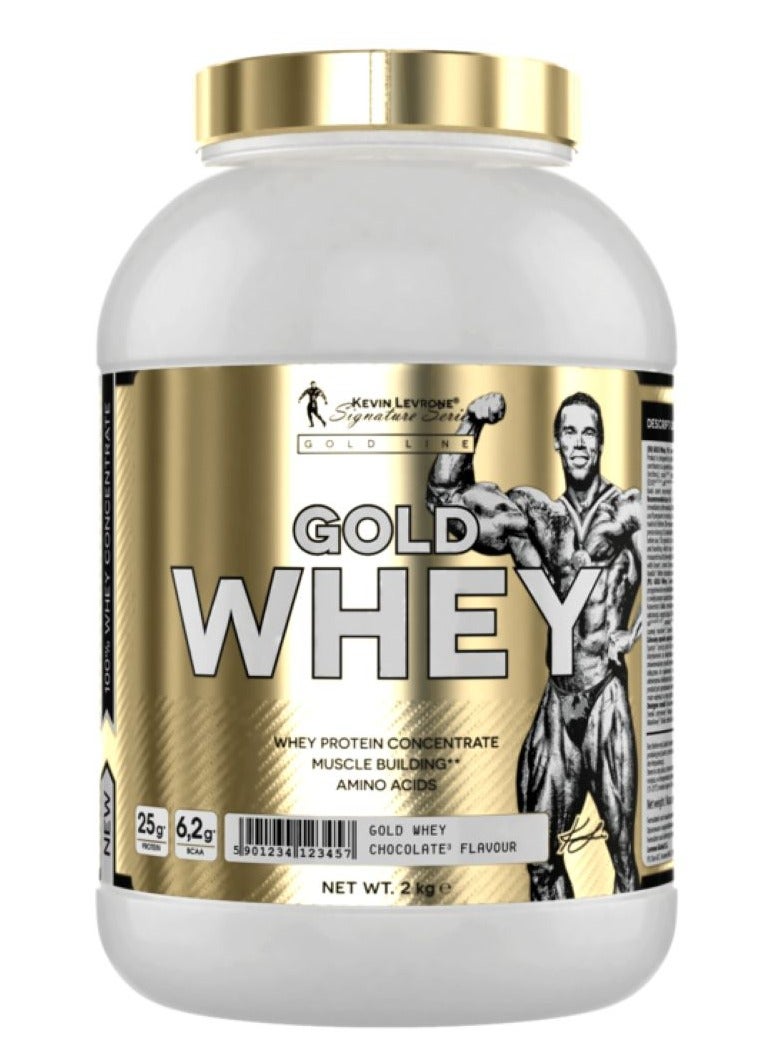KEVIN LEVRONE Gold Whey Support Muscle Recovery Muscle Growth 2 Kg Chocolate Flavor