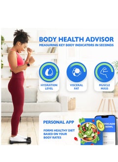 Titan Electronics T Electronics Smart Scale for Body Weight, BMI, Muscle Mass, Electronic Body Composition Monitor – Bluetooth Digital Body Fat Biometrics Bathroom Scale Health Analyzer with APP, 14 Health Indicators  - Image 2