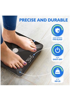 Titan Electronics T Electronics Smart Scale for Body Weight, BMI, Muscle Mass, Electronic Body Composition Monitor – Bluetooth Digital Body Fat Biometrics Bathroom Scale Health Analyzer with APP, 14 Health Indicators  - Image 5