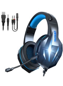 Gaming Headsets Wired With Microphone For PS4, PS5, X Box, Nintendo Switch, PC with Comfortable Foam Earpads