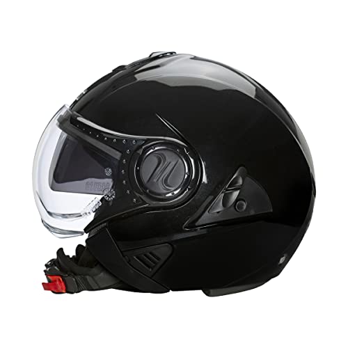 Studds Downtown Cycling Open Face Helmet (Black, Large) - Image 3