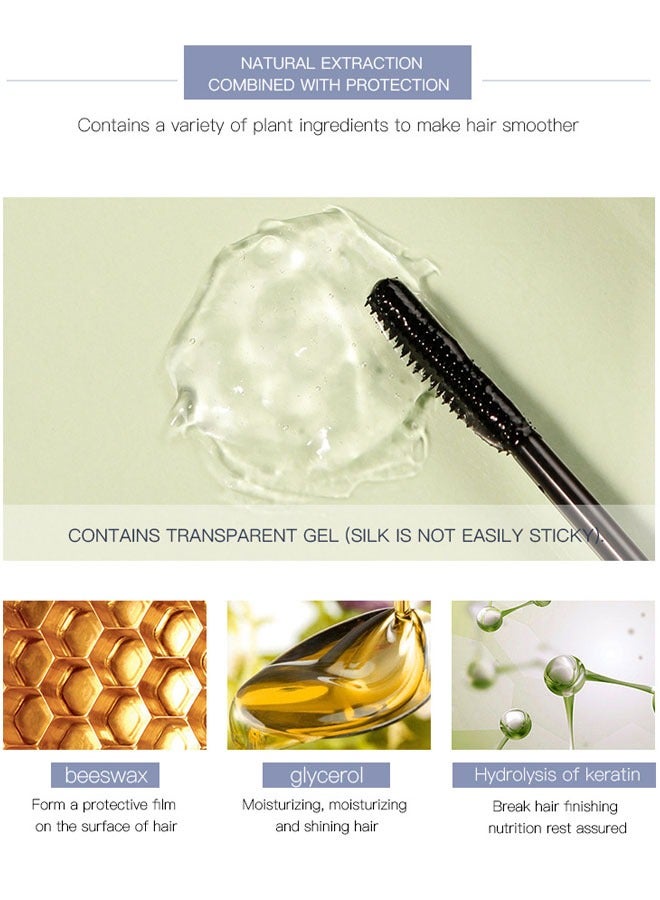 FlashMoment Hair Wax Stick, Hair Finishing Stick, Hair Mascara For Flyaway Tamer, Fly Away Hair Tamer Stick For Enhance Gloss Of Hair, Anti Frizz Broken Hair Baby Hair Flash Moment Flyaway Stick, Non-Greasy - Image 4
