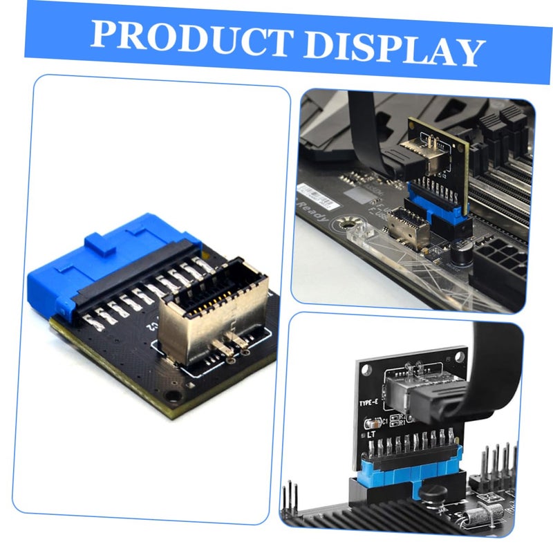 USB Type A to USB Header Adapter Converter for Motherboard Easy Plug and Play Installation - Image 5