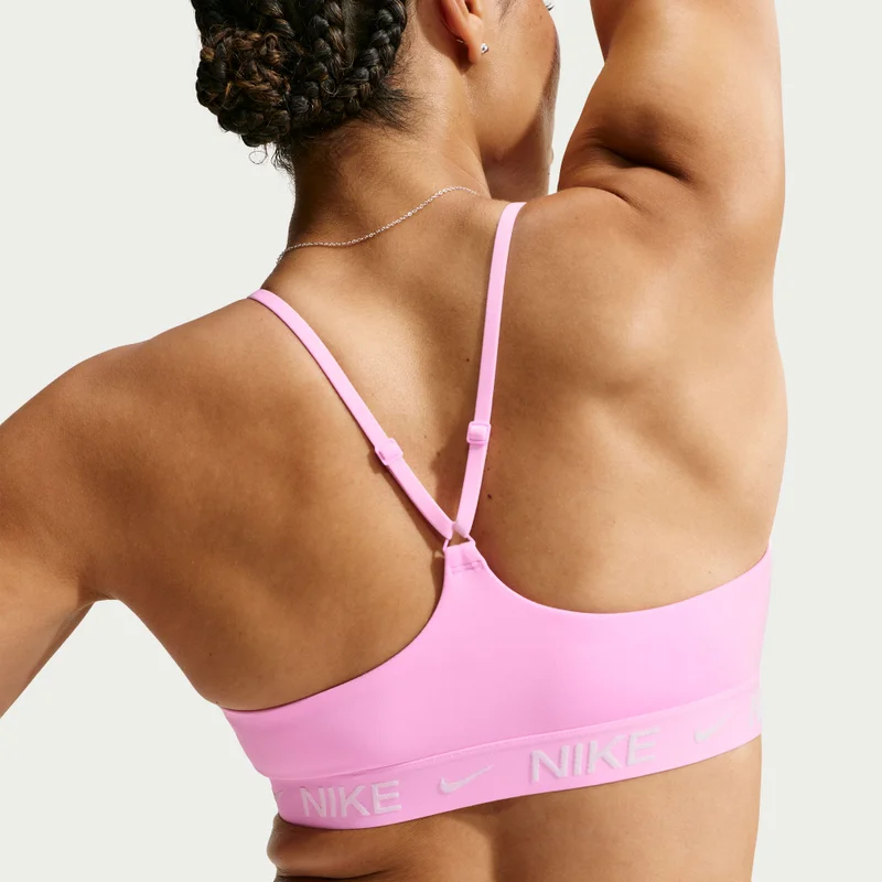 Nike Pink Women's Indy Dri-FIT Light-Support Padded Training Sports Bra for Women | Best Price UAE