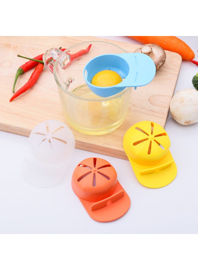 Creative Sun Hat Shape Egg White Separator Egg White Yolk Filter Kitchen Baking Gadgets-Specifications:Translucent - Image 5