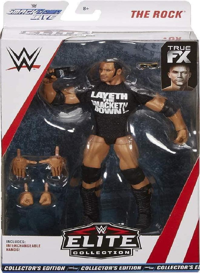 WWE CuteExpress WWE Smakdown Live Elite Collection The Rock Exclusive Collector's Edition Action Figure - Image 2