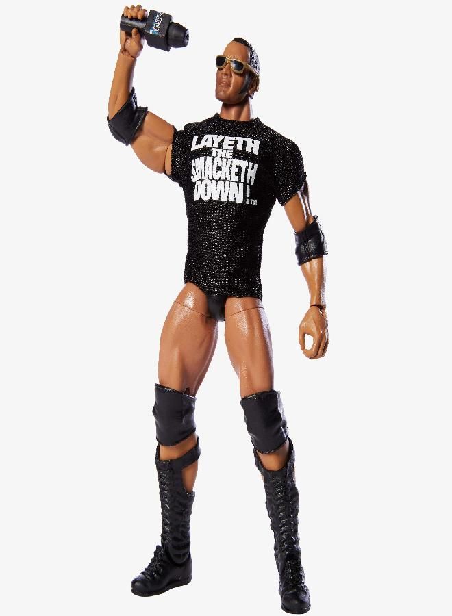 WWE CuteExpress WWE Smakdown Live Elite Collection The Rock Exclusive Collector's Edition Action Figure - Image 4