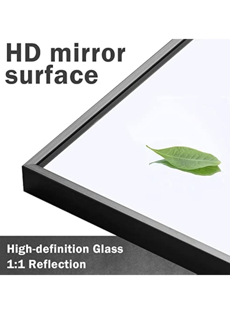 POWER Arched Full Length Mirror 165cm-50cm, Floor Standing Mirror, Unique Vertical Mirror, Metal Frame Mirror, for Living Room, Bedroom, Entrance, and Bathroom(Black） - Image 5