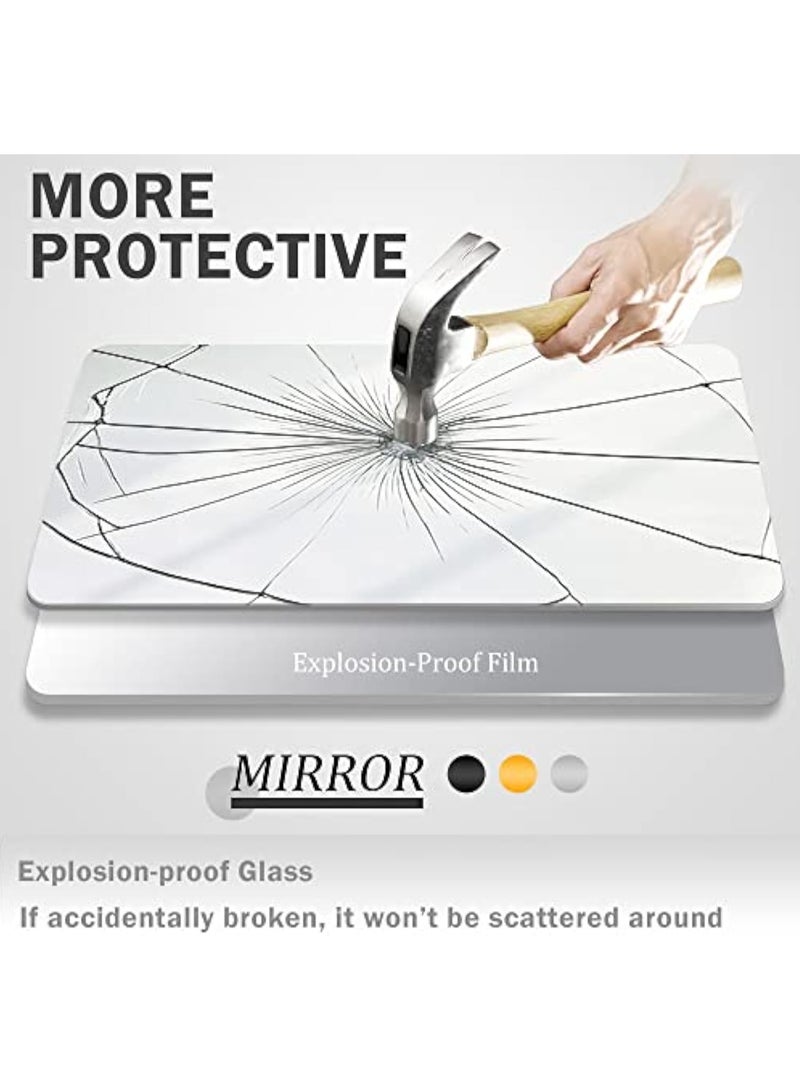 POWER Arched Full Length Mirror 165cm-50cm, Floor Standing Mirror, Unique Vertical Mirror, Metal Frame Mirror, for Living Room, Bedroom, Entrance, and Bathroom(Black） - Image 4