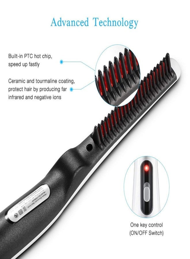 PIPALIYA Quick Hair Styling Straightening Comb Beard Straighter for Men and Women - Image 2