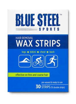 Blue Steel Sports Hair Removal WAX STRIPS
