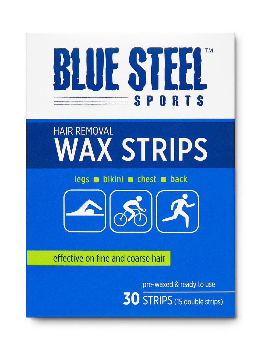Blue Steel Sports - Blue Steel Sports Hair Removal WAX STRIPS - Image 1