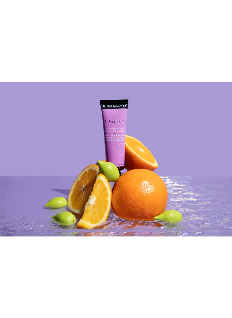 DERMAdoctor Kakadu C 1% Retinol + 20% Vitamin C E Ferulic Acid Serum 30 mL